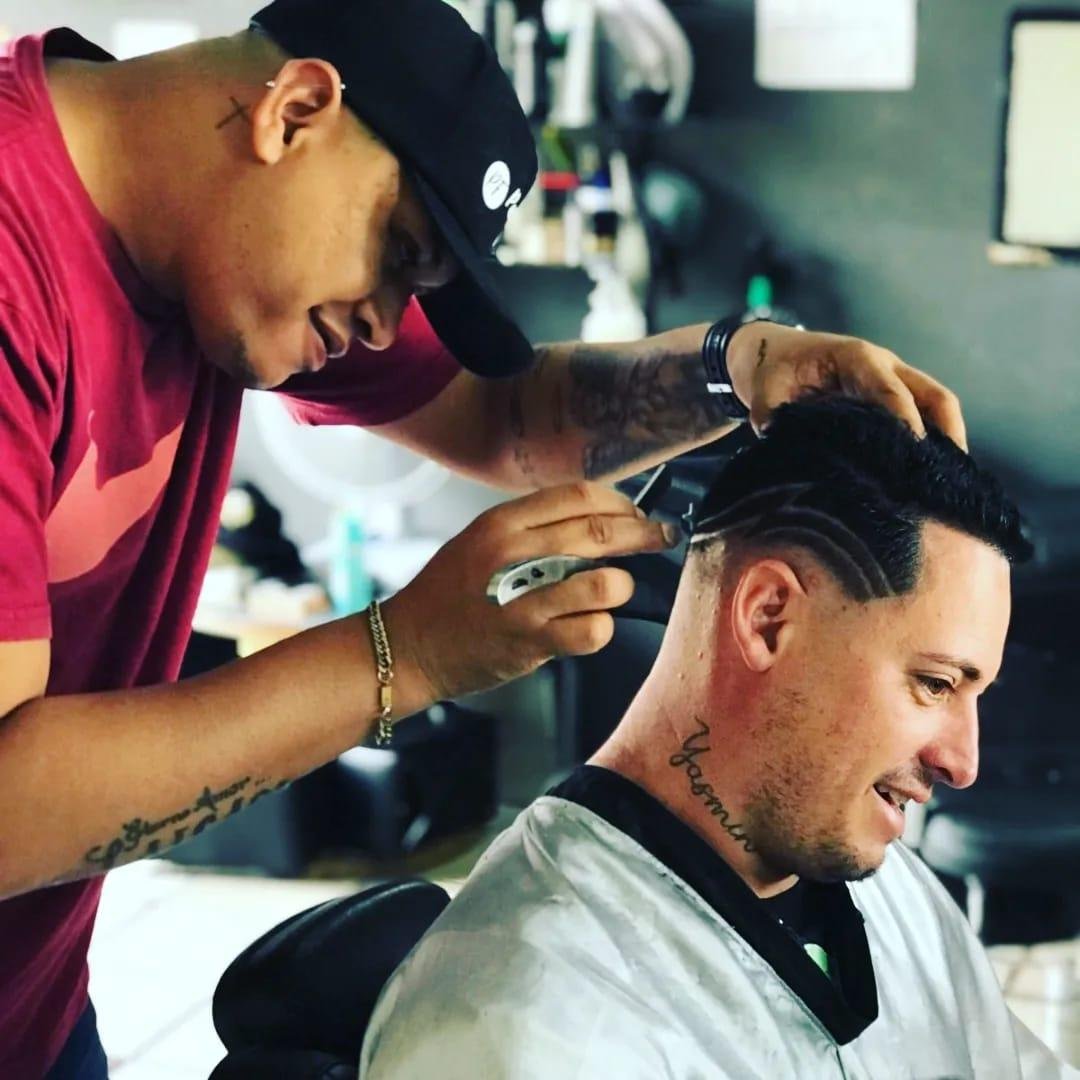 Rapha realizando um corte freestyle