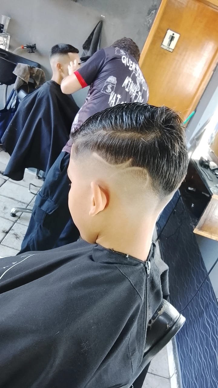 Corte degradê realizado pelo Rapha